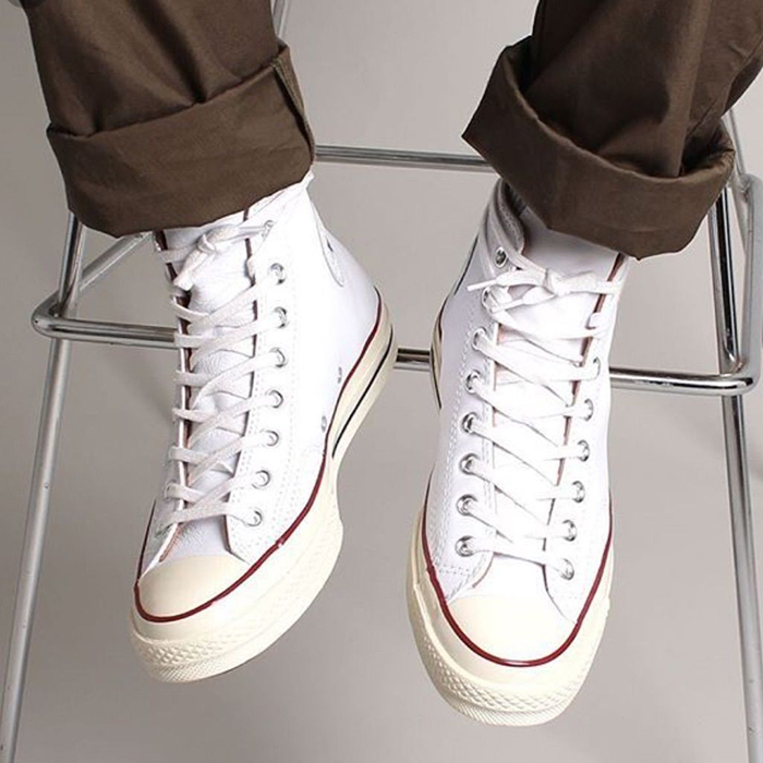 Converse 1970s cheap high white